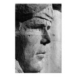 Stone Face, Nevada State Veterans' Memorial Print