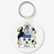 Stone Family Crest keychains by coatsofarms Stone Family Crest keychains