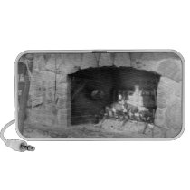 Stone Fireplace Hearth Photo Portable Speakers