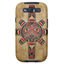 Stone Haida Sun Mask Samsung Galaxy S3 Cases