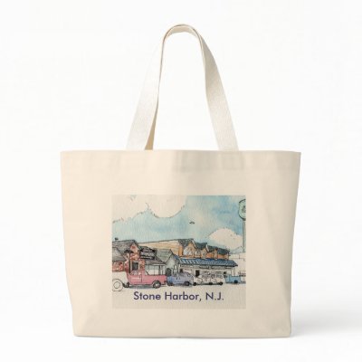 Stone Harbor Beach Bag by karensandstrom