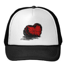 Stone Heart Mesh Hat
