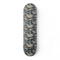 stone heart on a gravel road skateboards by dlmtleArt stone heart on a gravel road skateboards