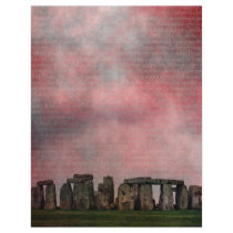 Stone Henge Textural Customized Letterhead