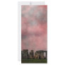 Stone Henge Textural Personalized Rack Card