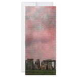 Stone Henge Textural Personalized Rack Card