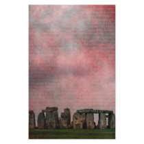 Stone Henge Textural Personalized Stationery