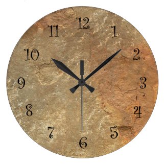 Stone Look Kitchen Wall Clocks