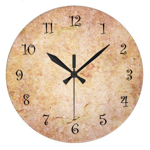 Stone Look Kitchen Wall Clocks Zazzle