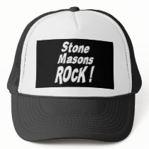 Stone Masons Rock! Hat by TShirtDotCom Stone Masons Rock! Hat