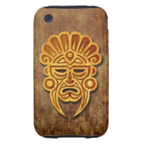 Stone Mayan Mask Iphone 3 Tough Cases