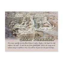 Stone Mountain Carving, Georgia Post Cards