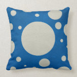 Stone Scattered Spots on Lapis Leather Texture pillows