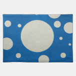 Stone Scattered Spots on Lapis Leather Texture placemats