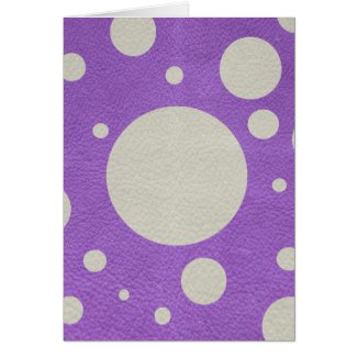 Stone Scattered Spots on purple Leather Texture Cards