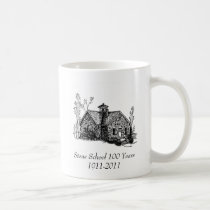 Stone School 100 Years Mug mugs