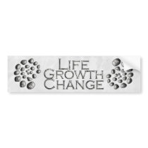 Stone Spiral Life Growth Change Bumper Stickers