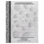 Stone Spiral Lined letterhead