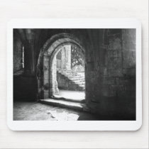 stone-stairs-in-fountains-abbey mousepads by marylouroche stone-stairs-in-fountains-abbey mousepads