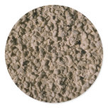 Stone Stucco Round Stickers