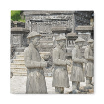 Stone Tomb Statues Refrigerator Magnet
