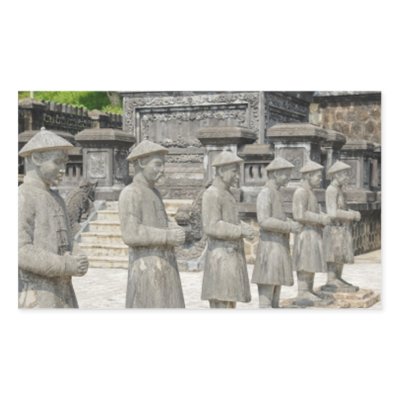 Stone Tomb Statues stickers