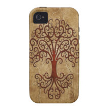 Stone Tribal Tree Vibe iPhone 4 Cover
