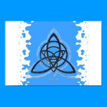 Stone Triquetra Poster posters