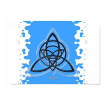Stone Triquetra Poster