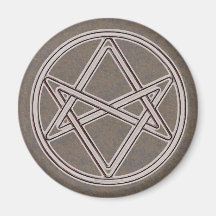 Stone Unicursal Refrigerator Magnets