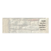 Stone Wall Image. Business Card