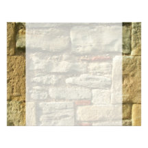 Stone Wall Image. Letterhead Template
