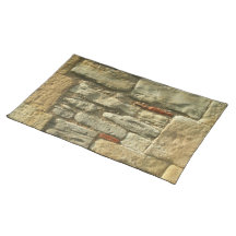 Stone Wall Image. Place Mat