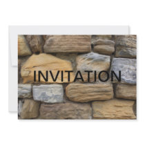 Stone Wall Invitation