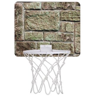 Stone Wall Mini Basketball Hoops