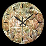 Stone wall pattern by Valxart.com wall clocks