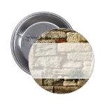 Stone Wall. With small plant. Pins