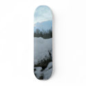 Stone Wall With Snow skateboards by lifesphere Stone Wall With Snow skateboards