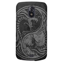 Stone Yin Yang Dragons Galaxy Nexus Cases