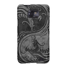 Stone Yin Yang Dragons Galaxy S2 Case