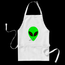 Stoned Alien aprons