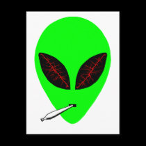 Stoned Alien postcards
