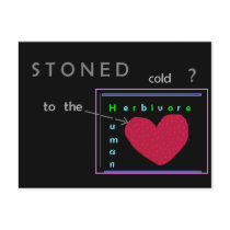 Stoned cold? Postcard postcards