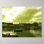 Stonehaven harbour, Scotland Print