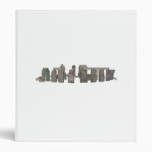 Stonehenge: 3D Model: Custom Binder