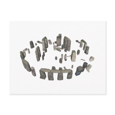 Stonehenge: 3D Model: Postcards by spiritswitchboard