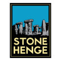Stonehenge art deco travel poster posters by strk3 Stonehenge art deco travel poster posters