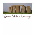 STONEHENGE Art on Ladies casual top. t-shirts