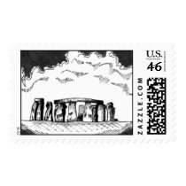 Stonehenge Comic postage