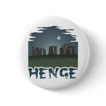 Stonehenge, dark by mysterious moonlight pins